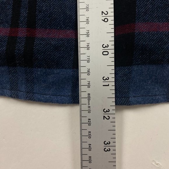 NEW Lot of 2 Woolrich Flannel Shirt Men's 3XL Granite Plaid Deep Navy Plaid - Picture 8 of 15